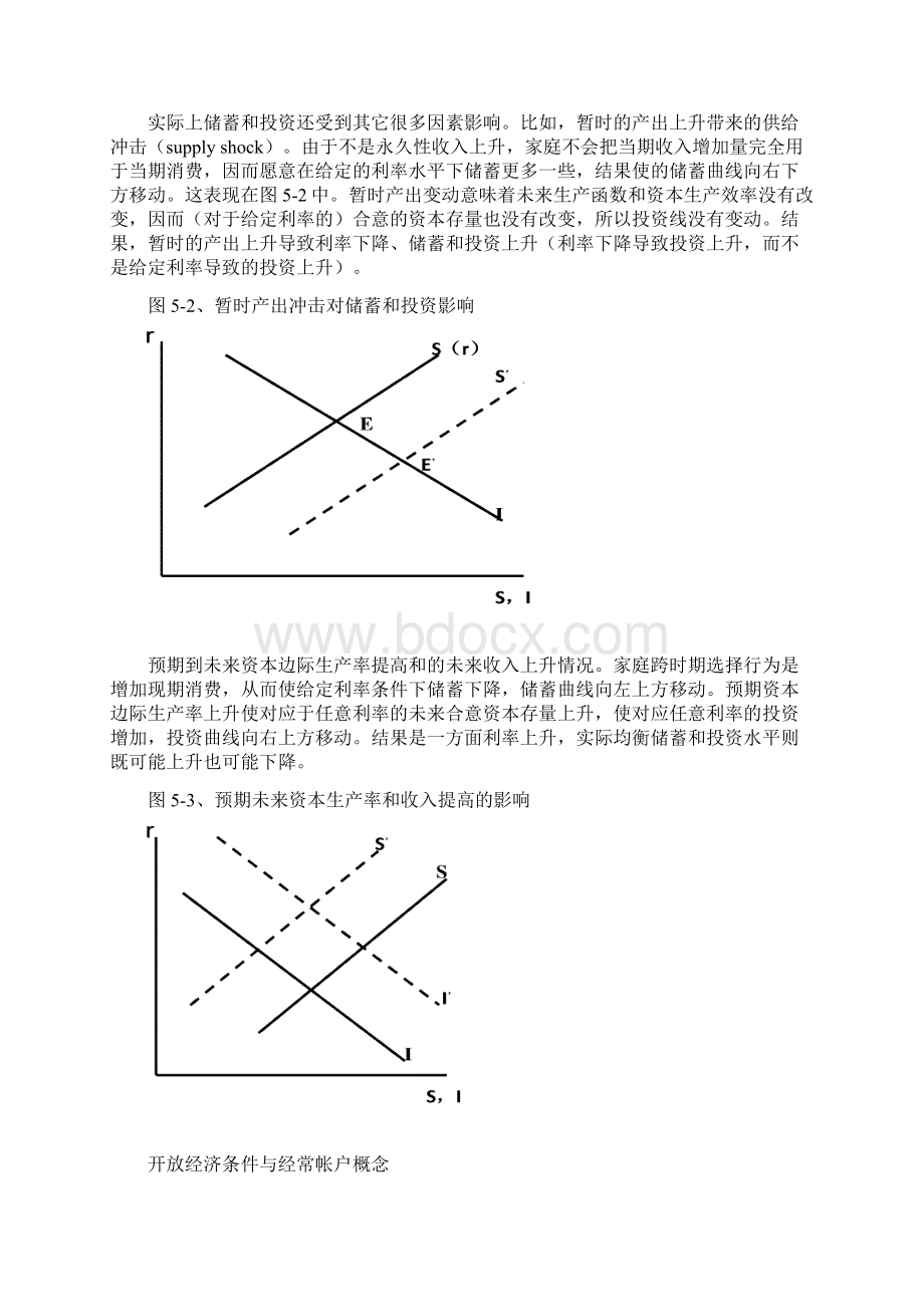 第五讲储蓄投资与经常帐户中级宏观经济学北大卢锋Word文档格式.docx_第2页