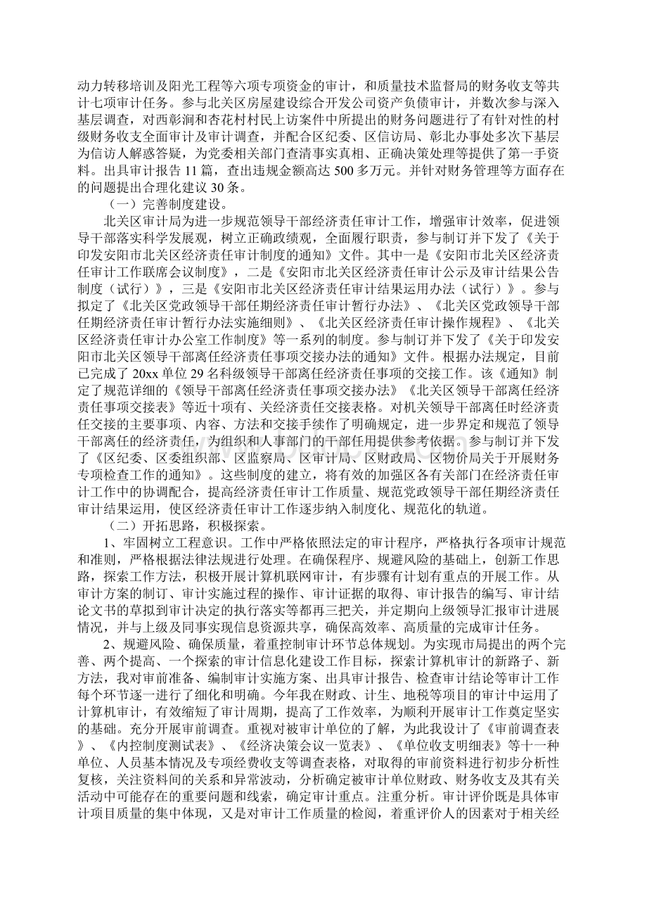 审计助理试用期的工作总结3篇Word格式文档下载.docx_第2页