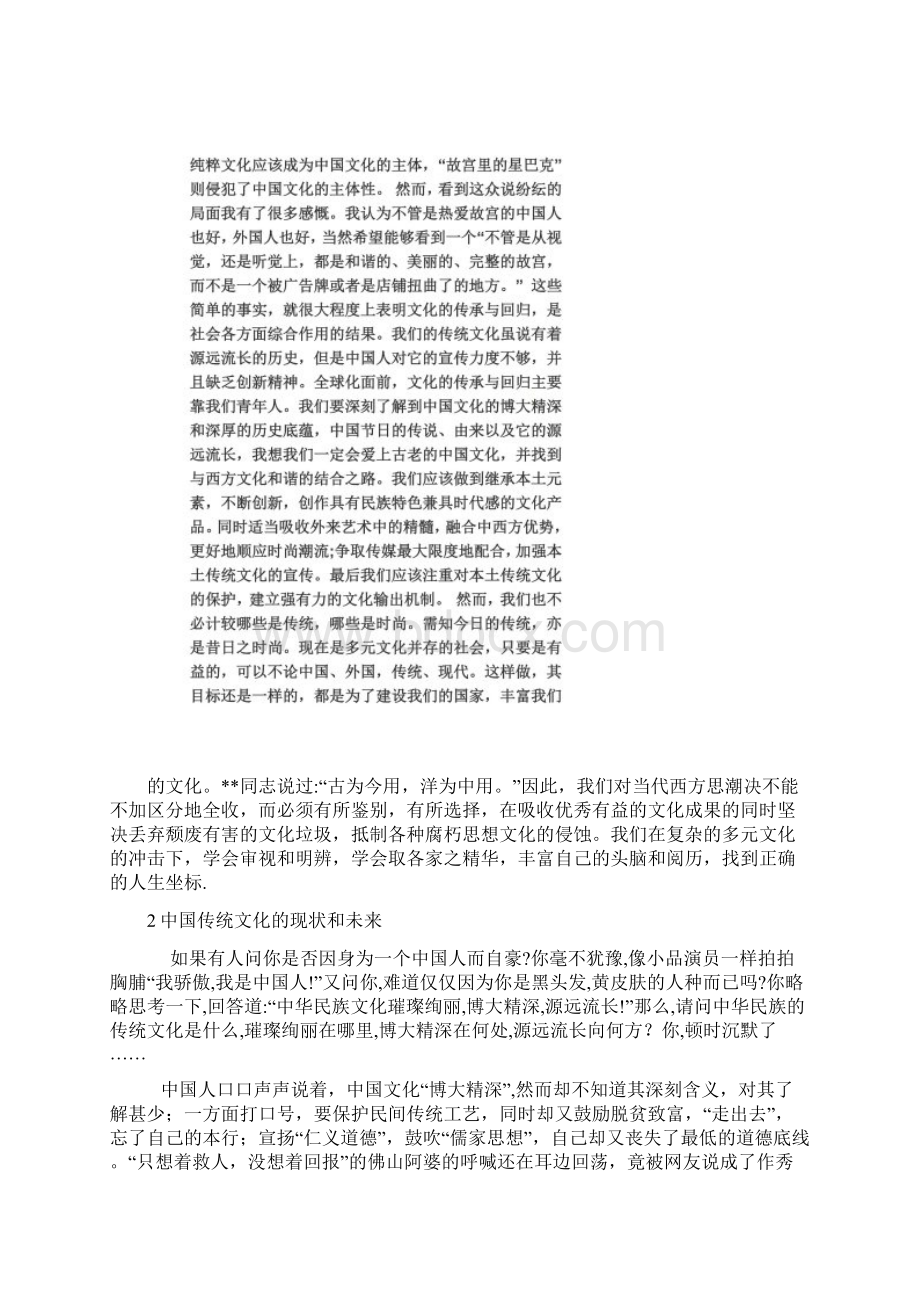 如何看待中国传统文化的现状.docx_第3页