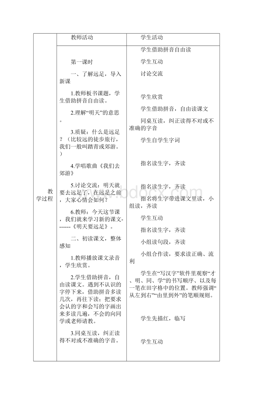 新语文一年级上第七单元教案Word文件下载.docx_第2页