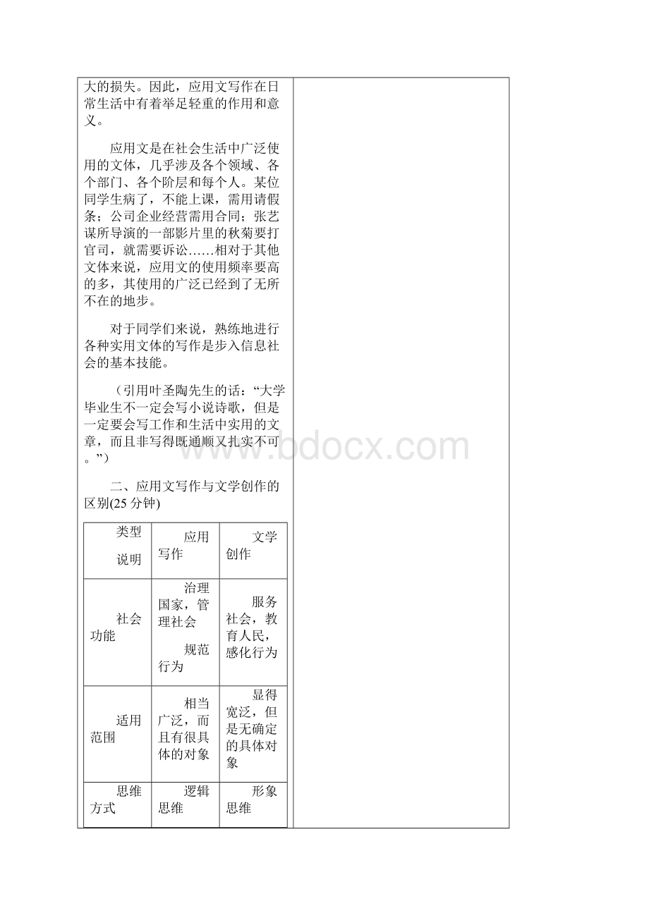 最新应用文写作概论教案.docx_第3页