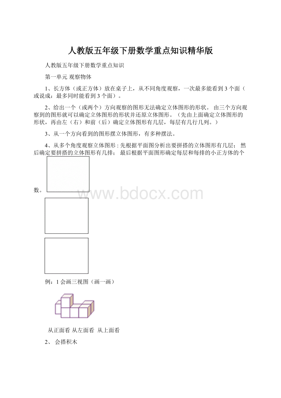 人教版五年级下册数学重点知识精华版.docx_第1页