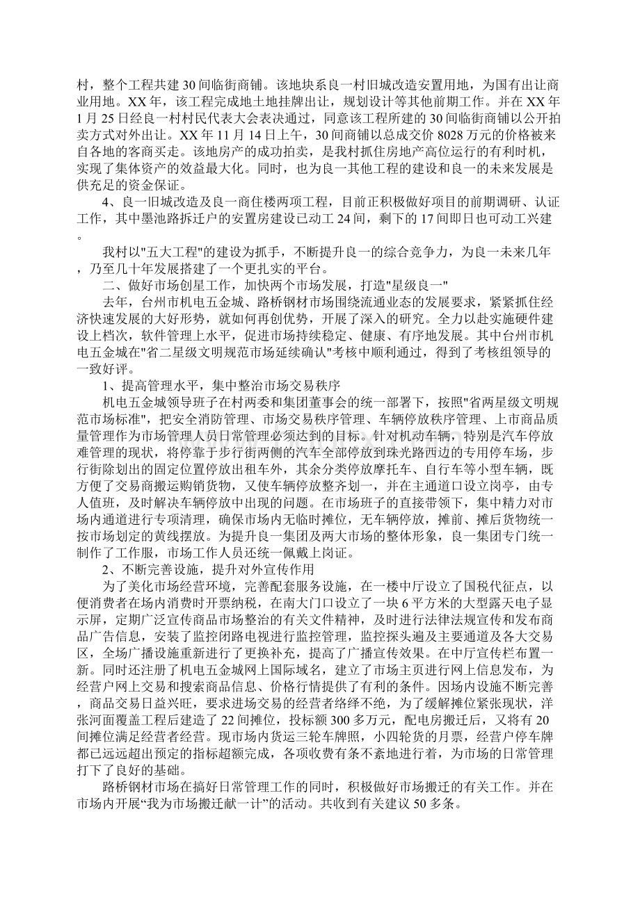 村XX年度工作总结Word文档下载推荐.docx_第2页