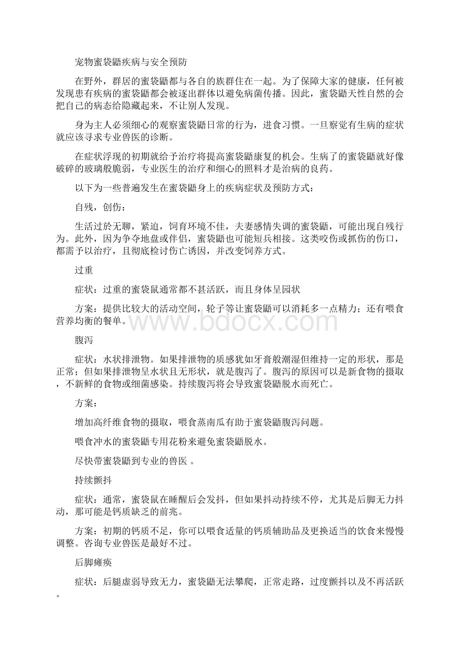 饲养小蜜须知及上手训化篇.docx_第3页