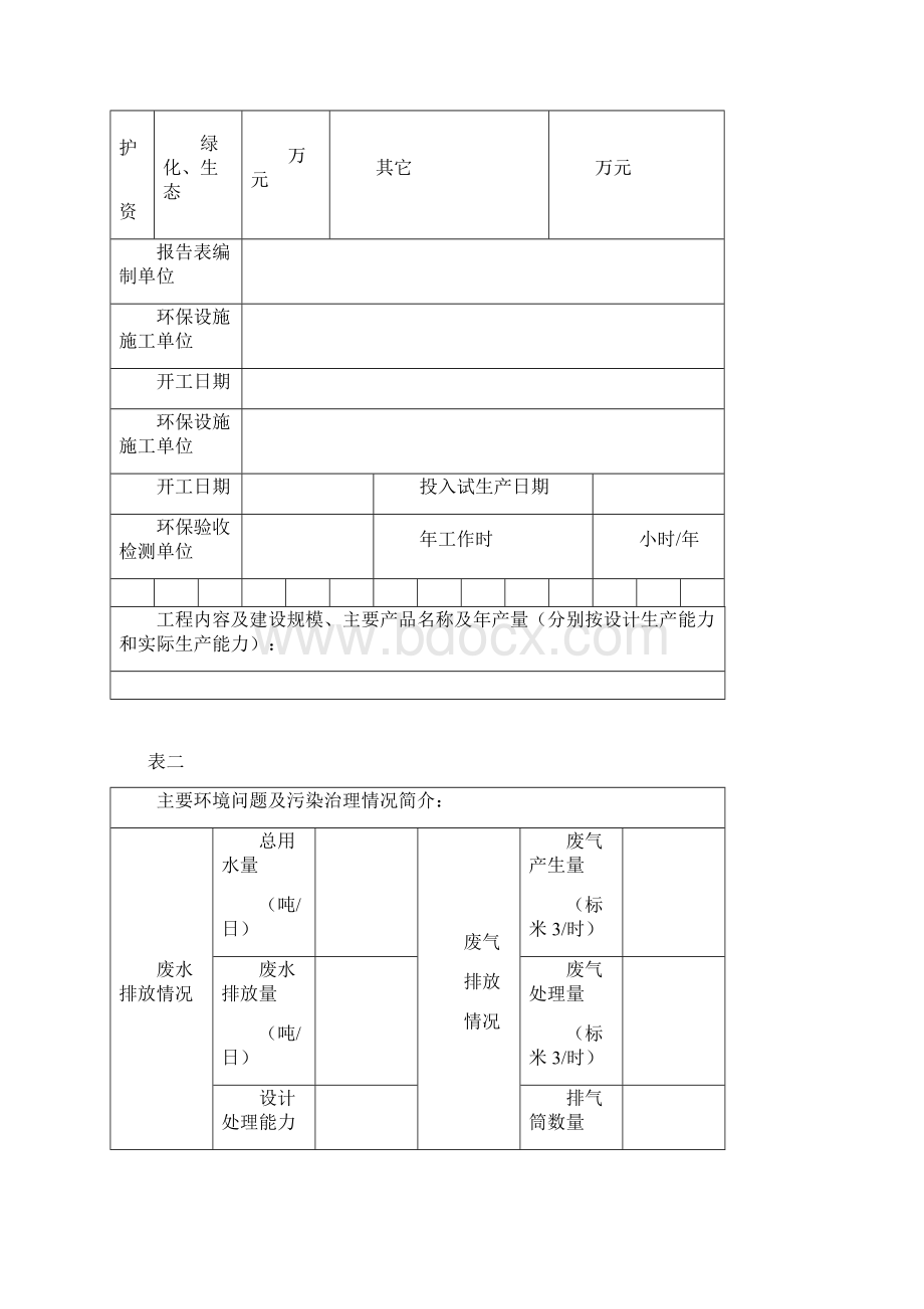 建设项目竣工环境保护验收申请表项目名称建设单位.docx_第3页