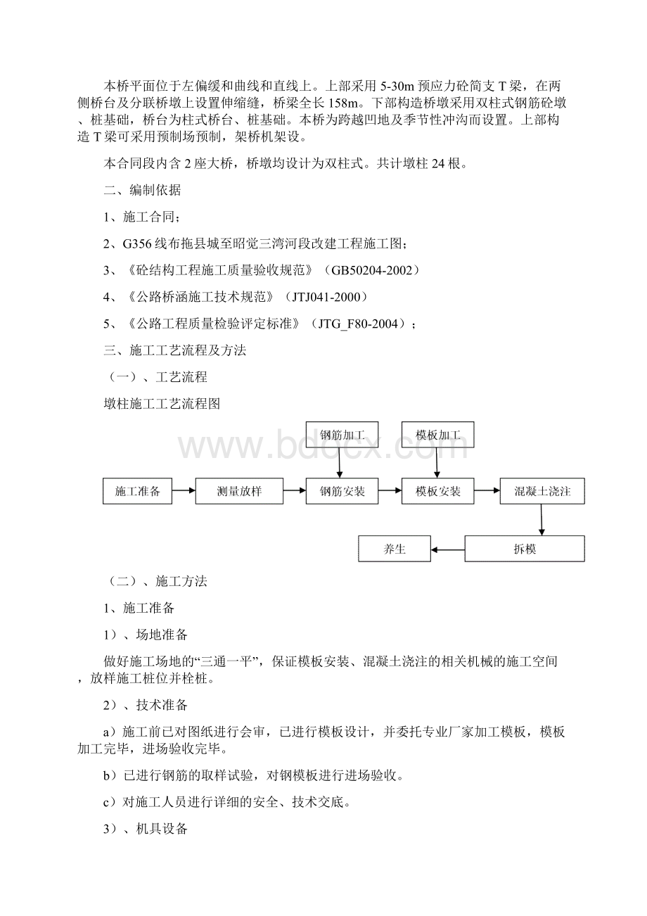 桥梁墩柱施工方案Word格式.docx_第2页