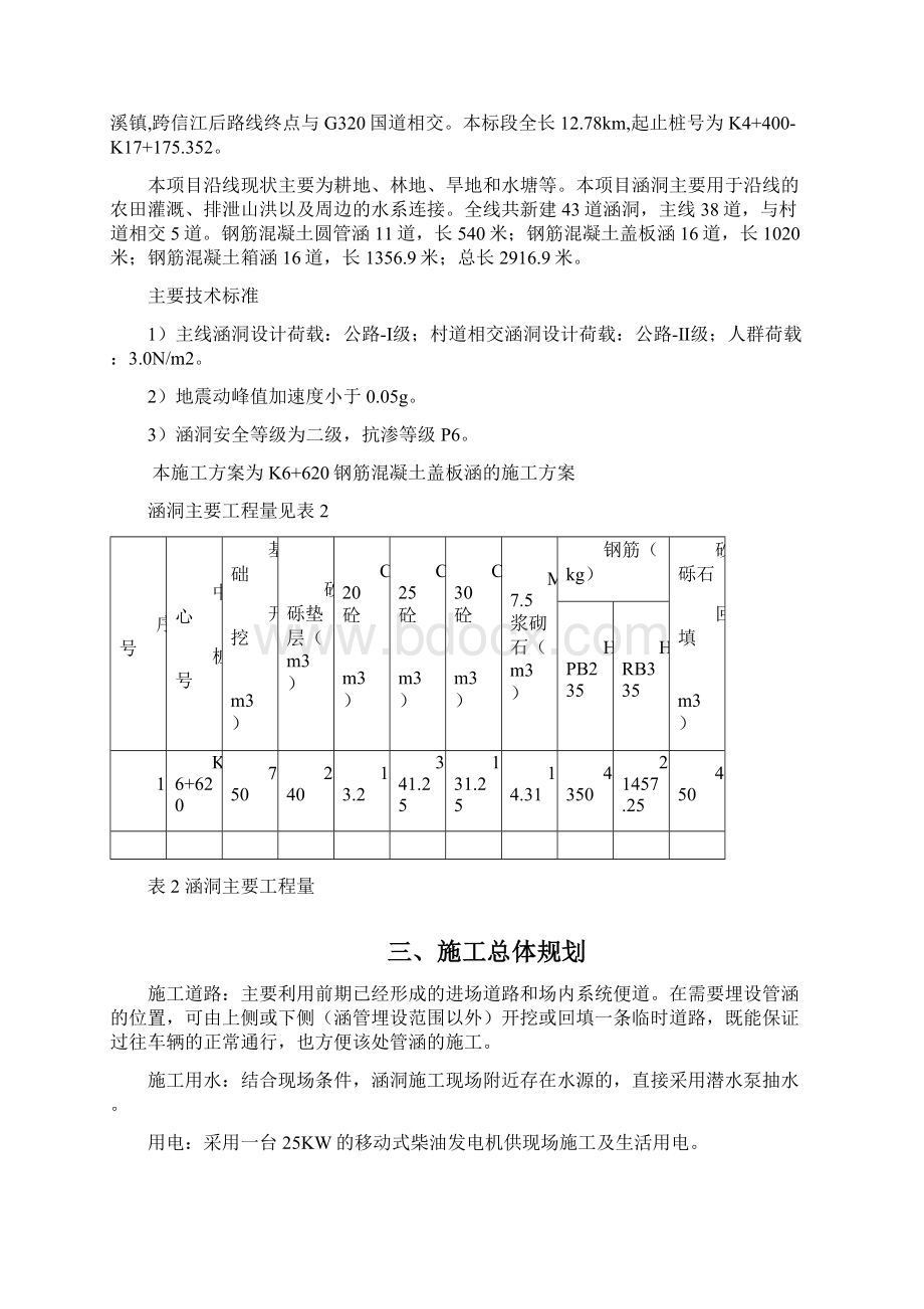 K 6+620钢筋砼盖板涵施工方案.docx_第2页