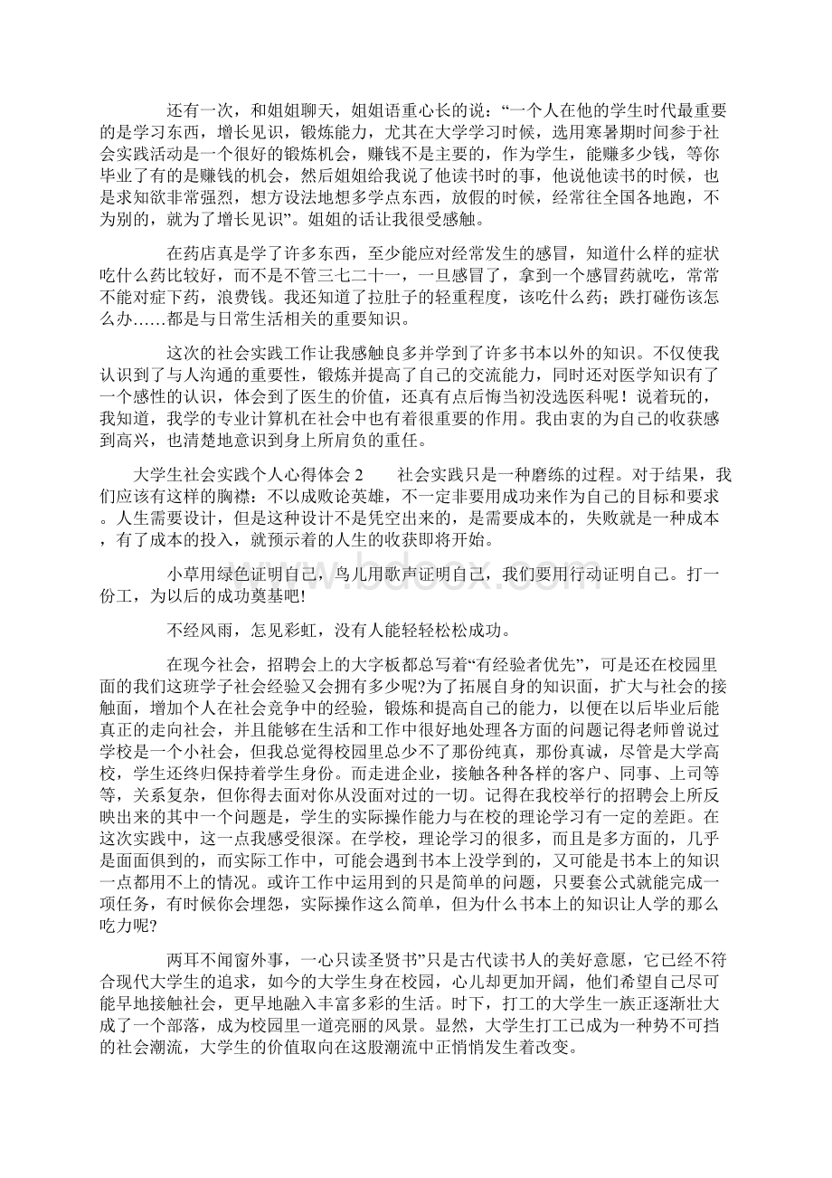 大学生社会实践个人心得体会Word文档格式.docx_第2页