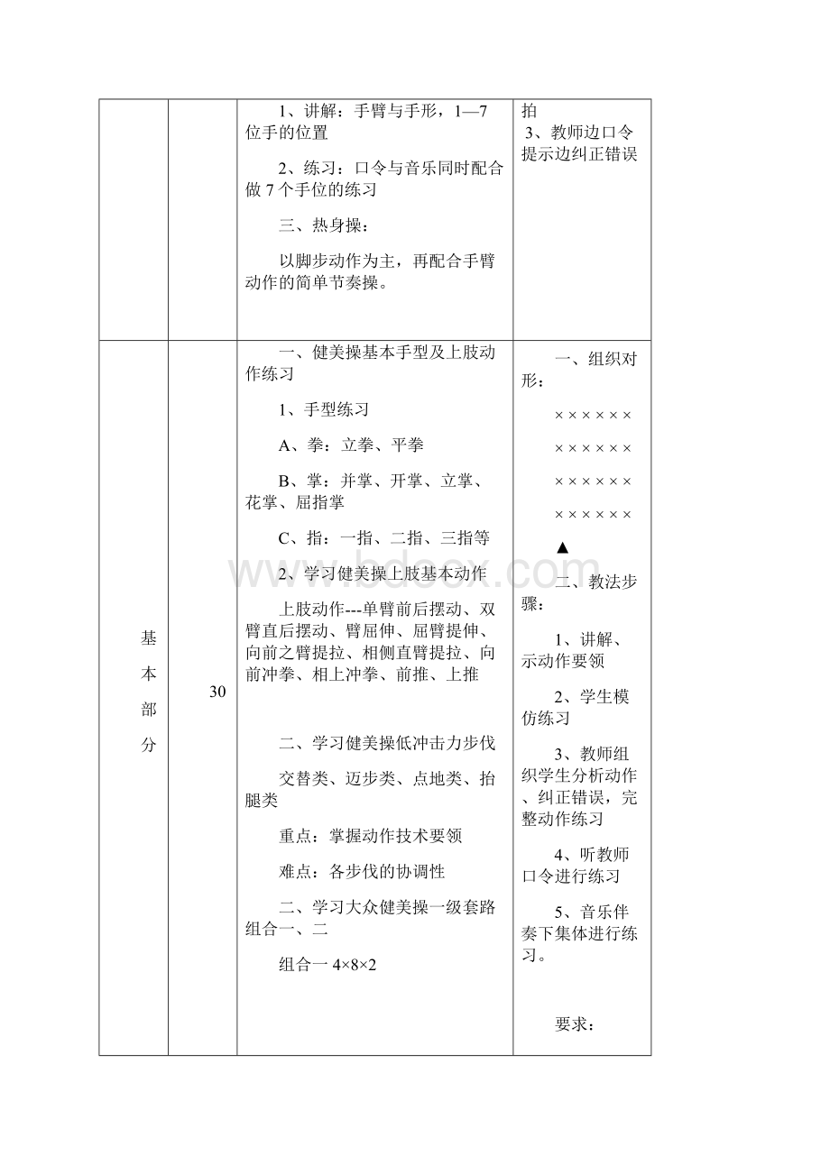 健美操社团教学案Word文档格式.docx_第3页