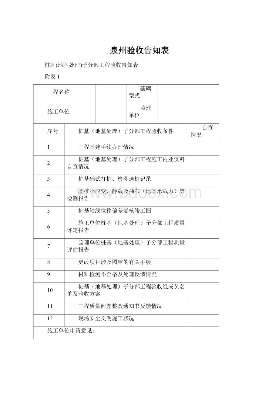 泉州验收告知表.docx_第1页