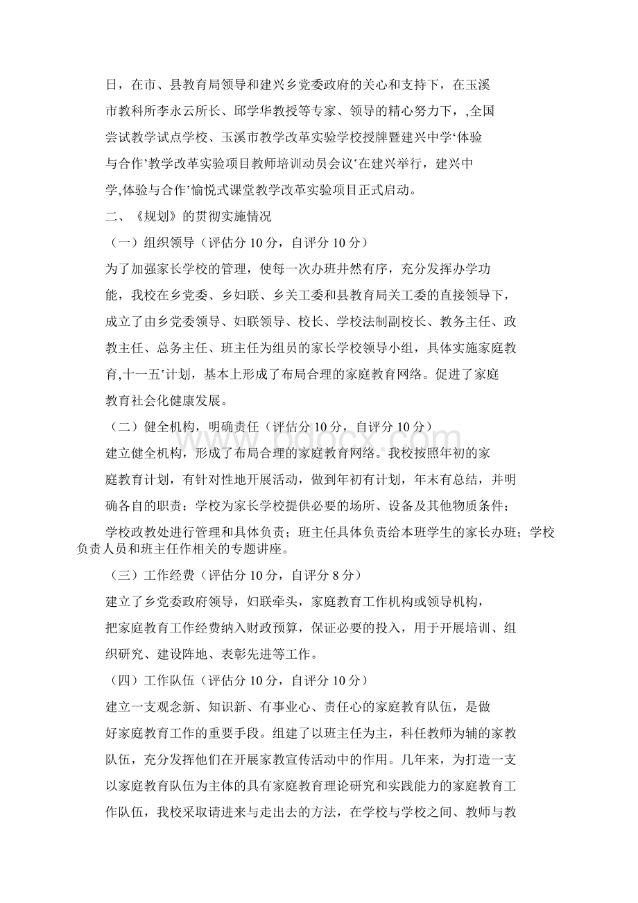 建兴中学家庭教育自查报告Word格式文档下载.docx_第2页