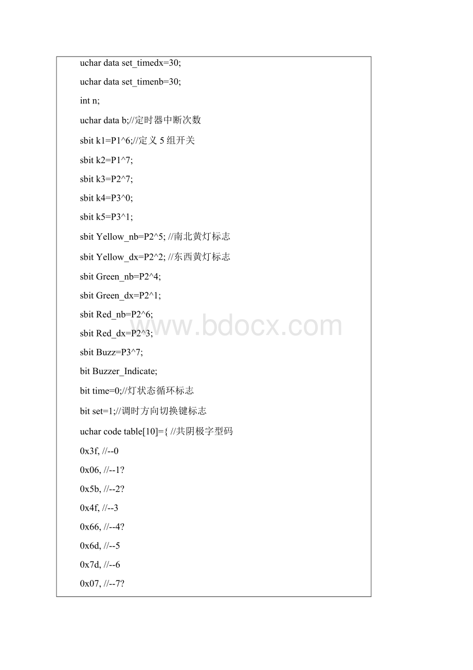 基于Proteus仿真51交通灯毕设Word格式文档下载.docx_第2页