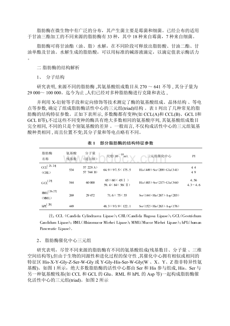 脂肪酶的概述与应用Word文件下载.docx_第2页