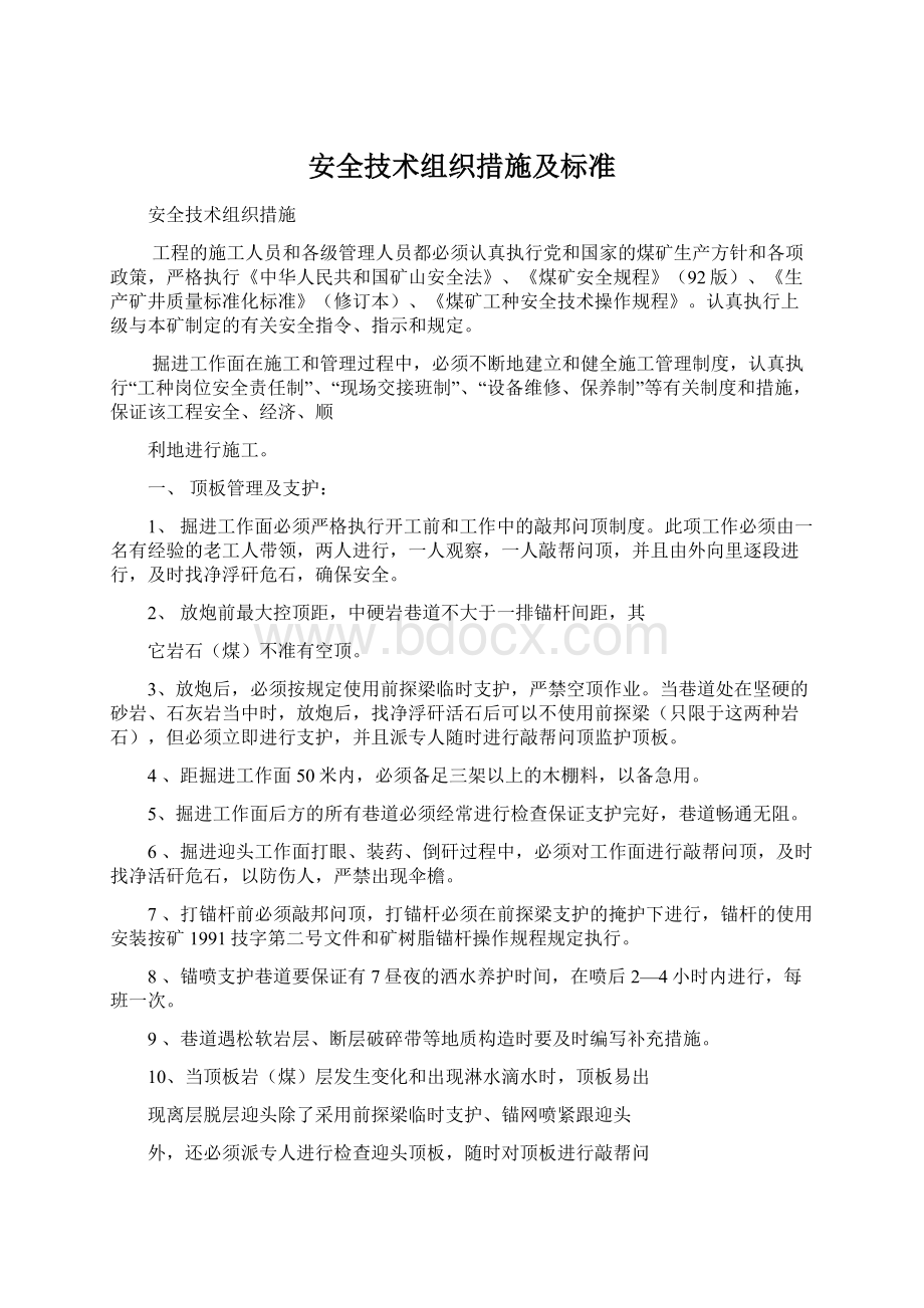 安全技术组织措施及标准Word文档格式.docx_第1页