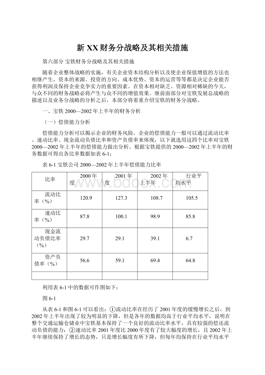 新XX财务分战略及其相关措施Word下载.docx