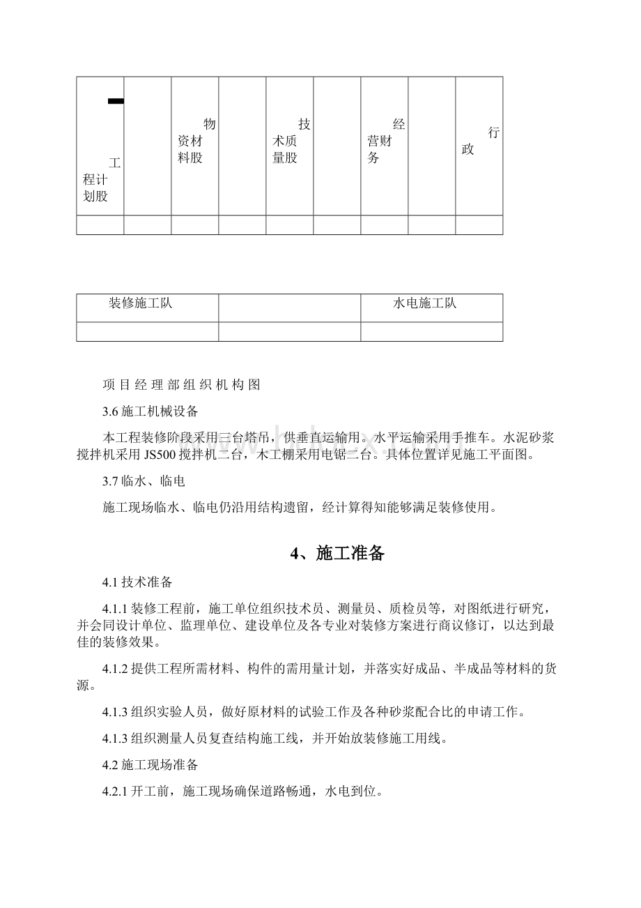 建筑工程管理建筑装饰装修施工方案.docx_第3页