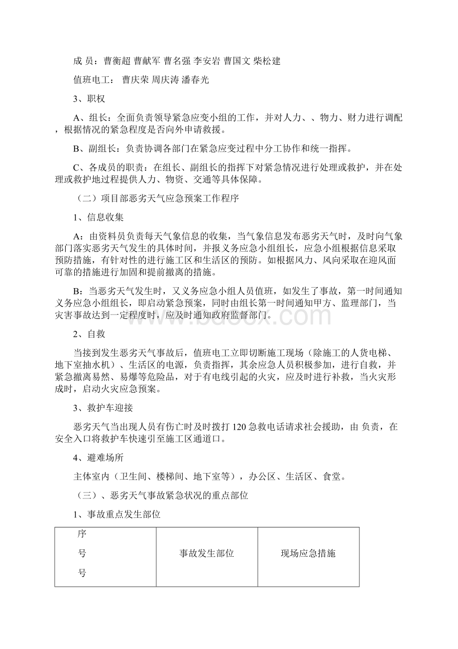 恶劣天气应急预案DOC.docx_第2页