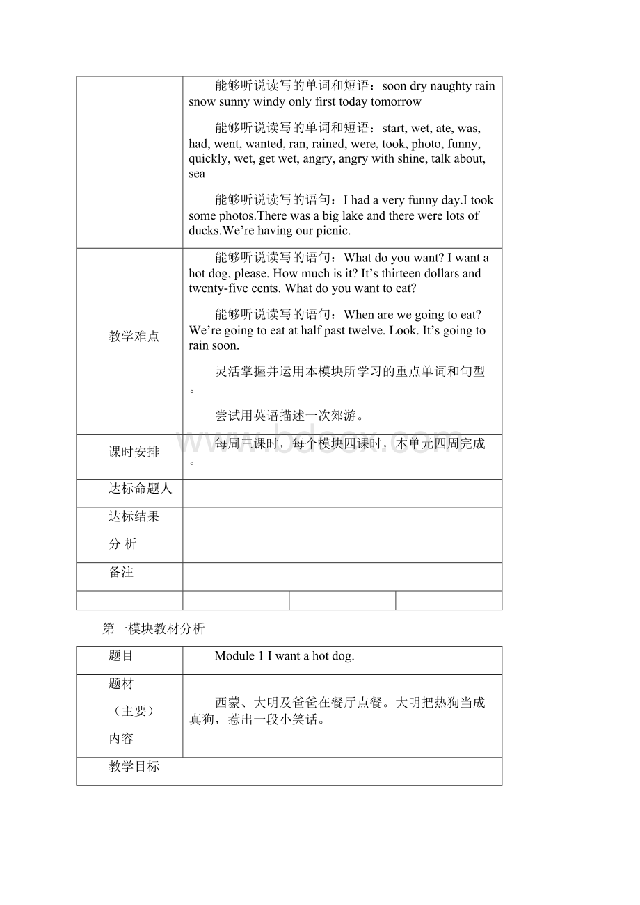 外研版小学六年级下册英语教案全册.docx_第2页