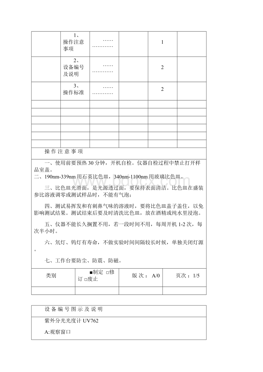 14紫外分光光度计UV762操作标准Word格式文档下载.docx_第3页