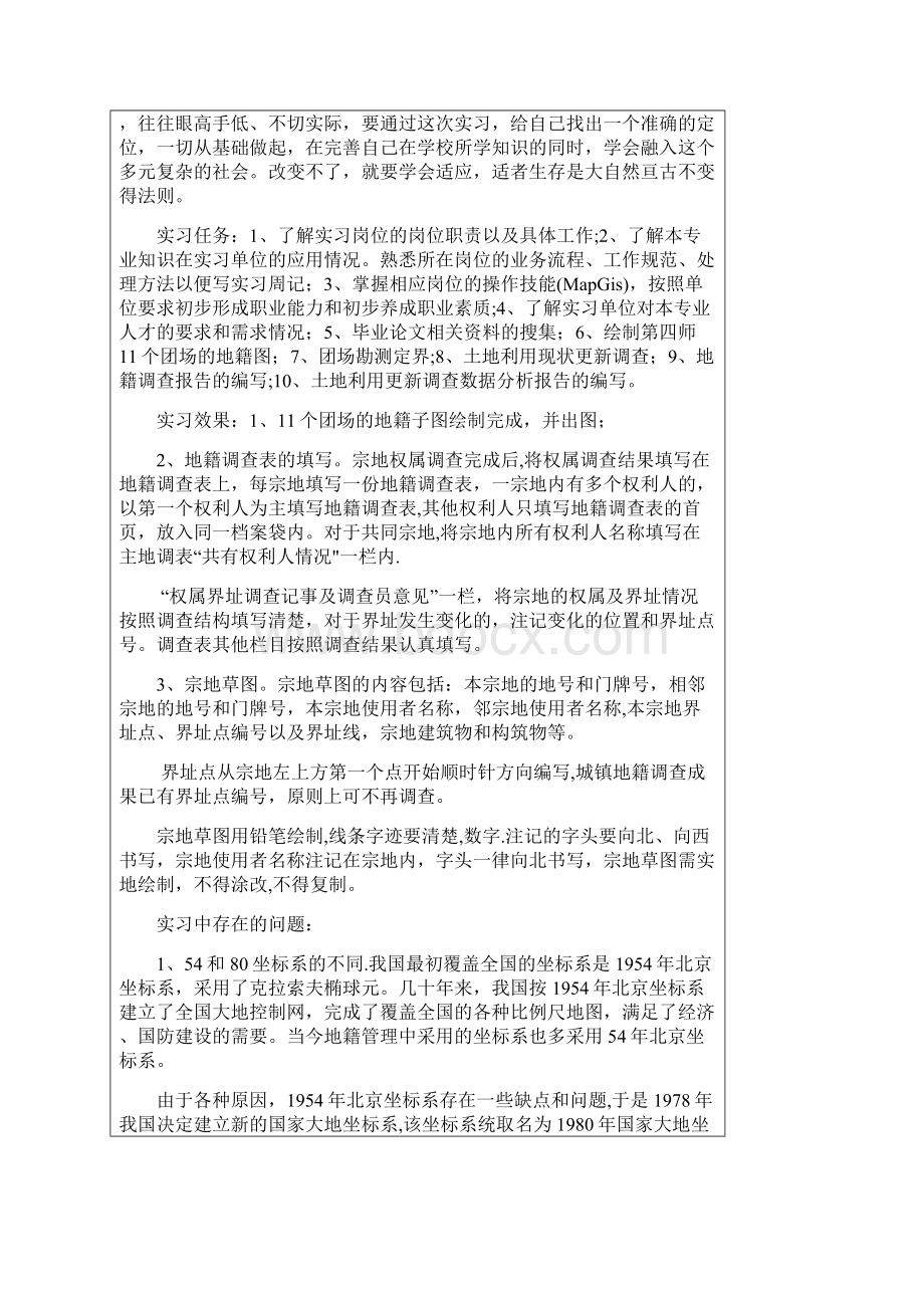 土地资源管理专业毕业实习报告DOC.docx_第2页