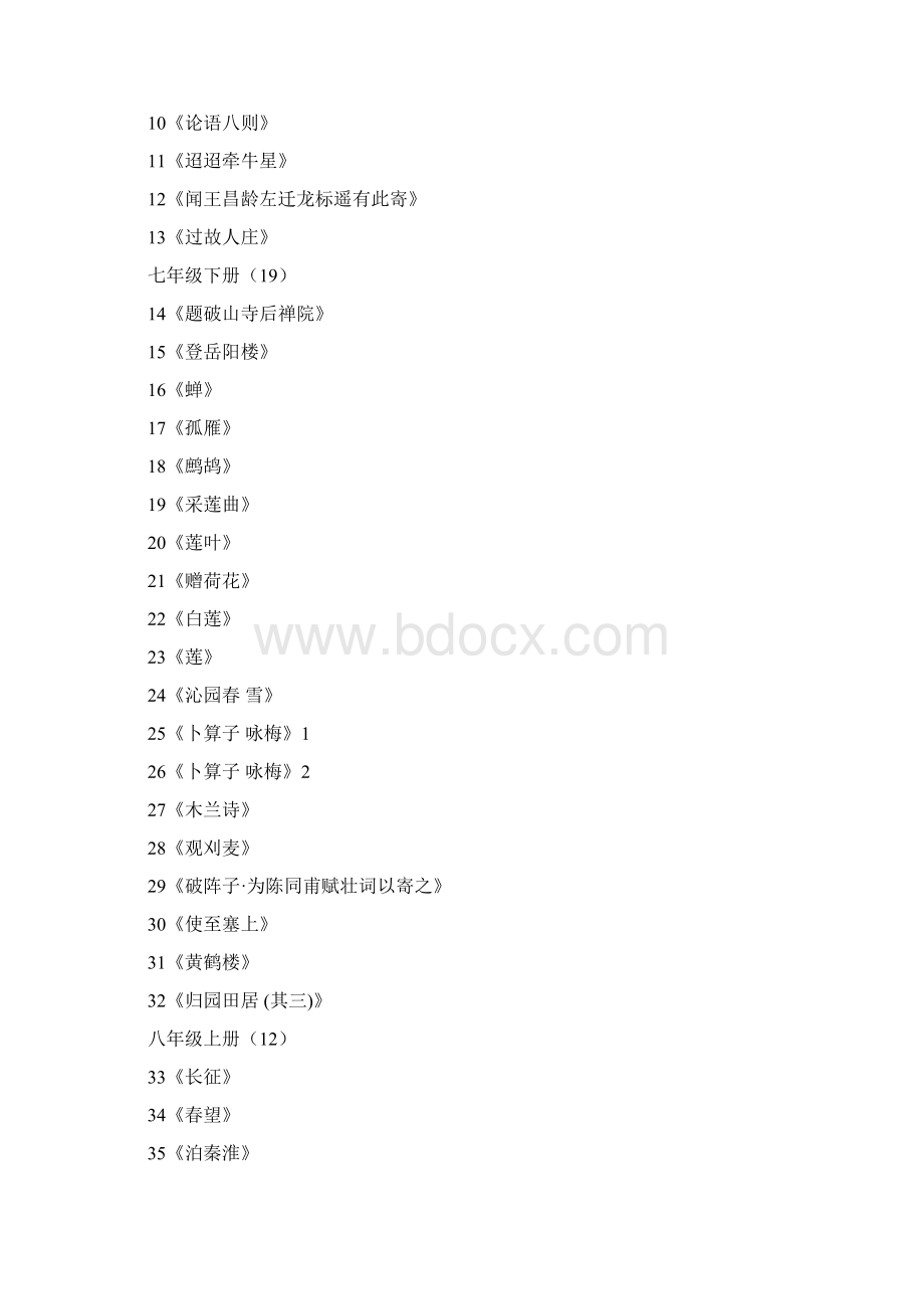 最新苏教版初中语文古诗大全.docx_第2页