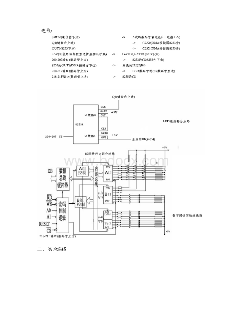 8086数字电子钟的设计论文Word格式.docx_第3页