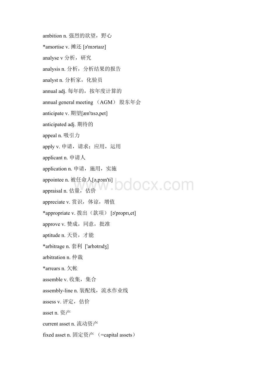 剑桥商务英语中级词汇Word文档格式.docx_第3页