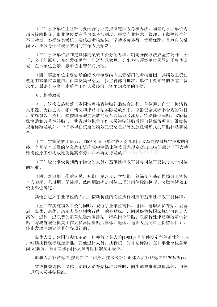 山西省省属事业单位实施绩效工资办法Word格式文档下载.docx_第3页