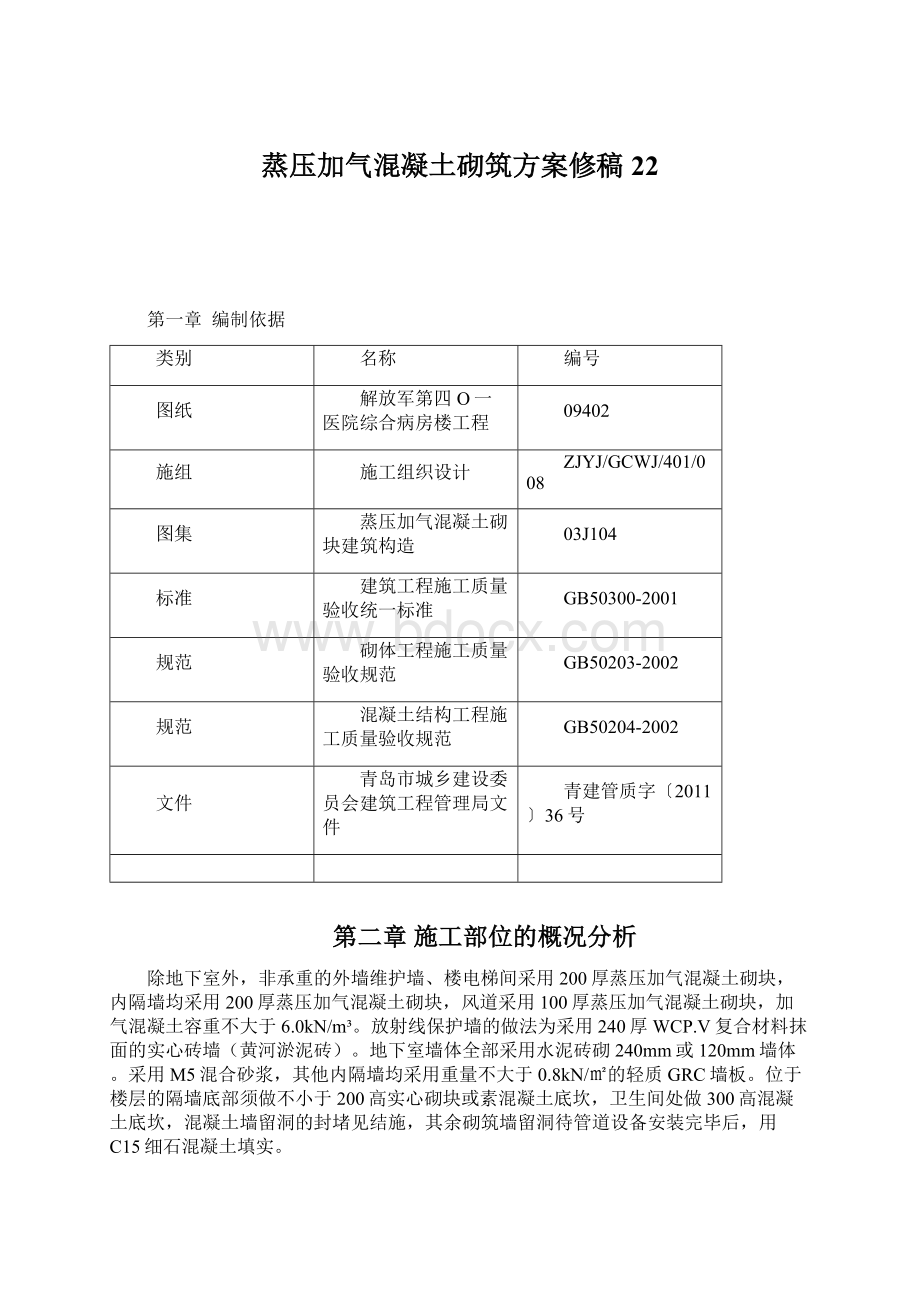 蒸压加气混凝土砌筑方案修稿22.docx