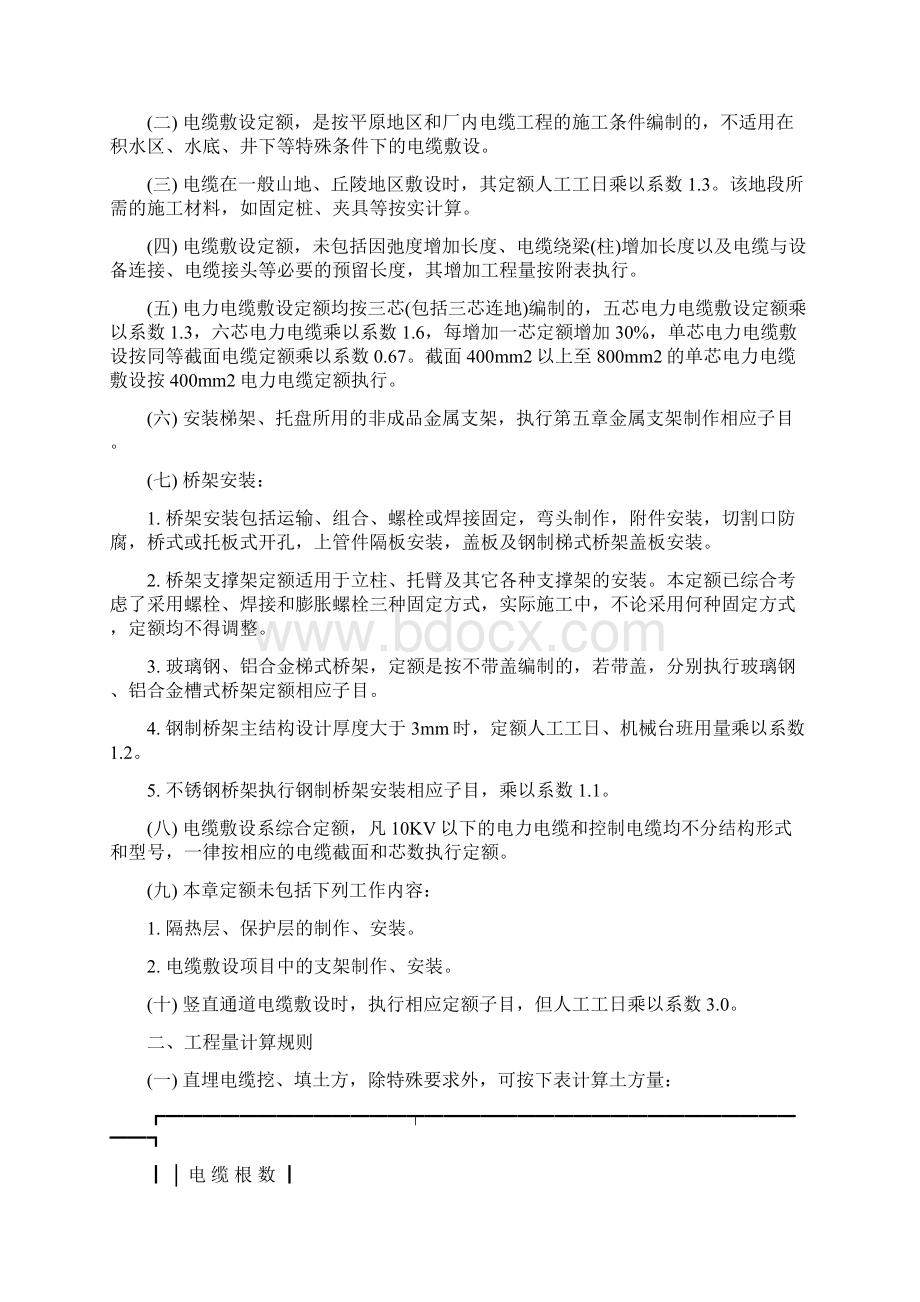 北京市建设工程预算定额电气工程Word格式.docx_第2页