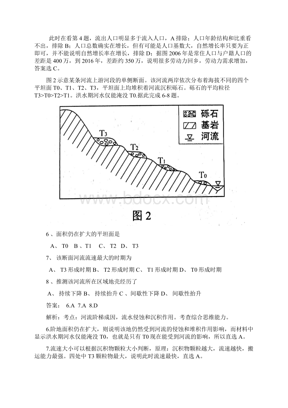 高考全国1卷文综地理解析版高清.docx_第3页