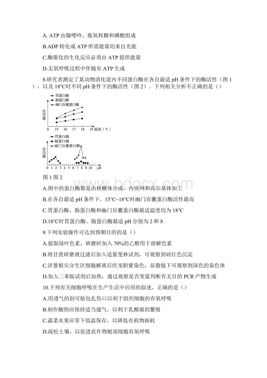 海淀区高三年级第一学期期中练习及答案.docx_第2页