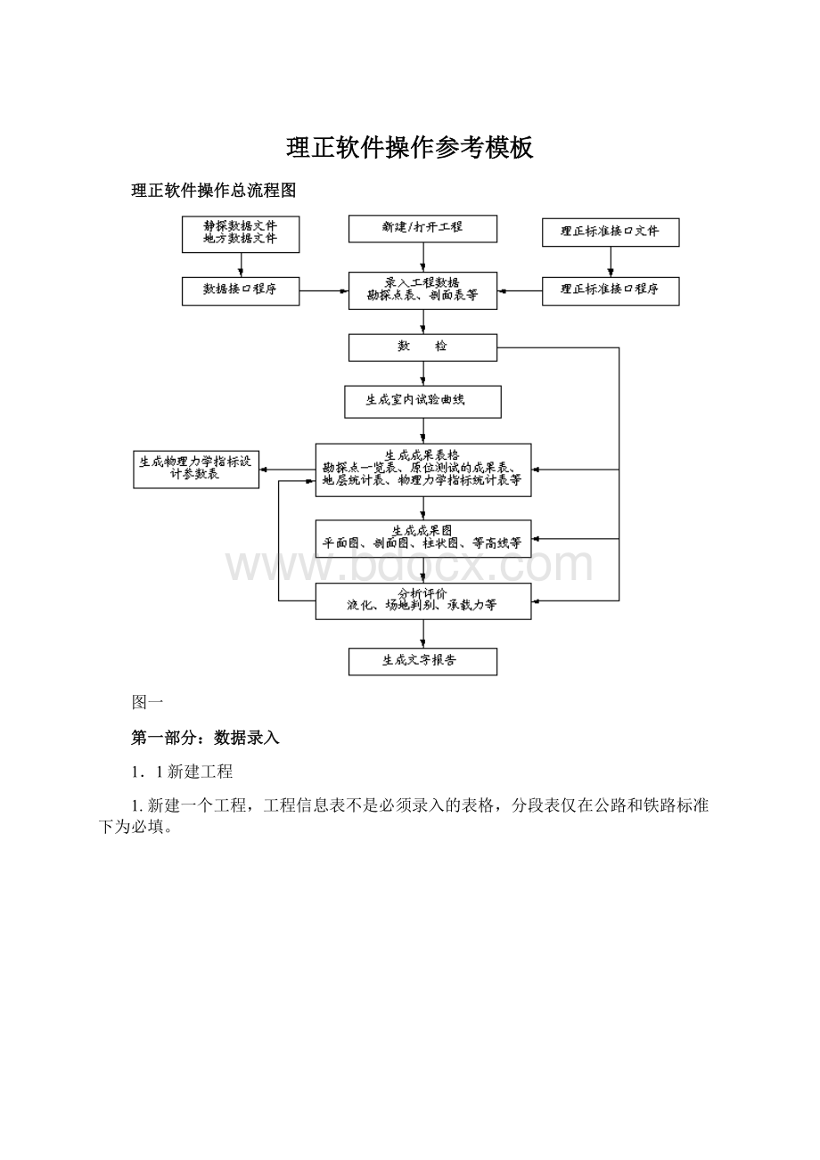 理正软件操作参考模板.docx