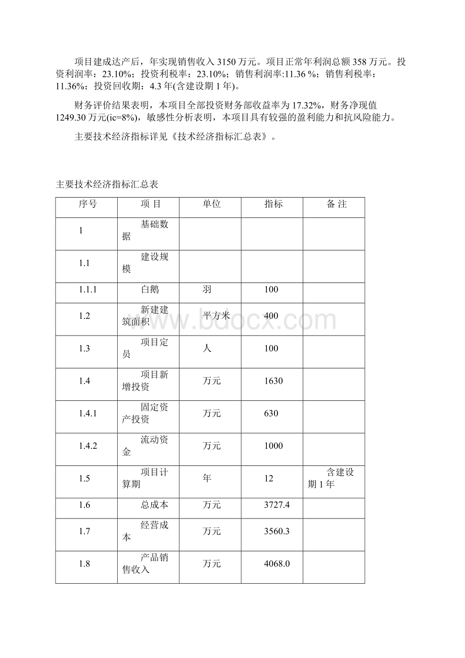 建设100万羽白鹅养殖基地项目可行性实施报告.docx_第2页