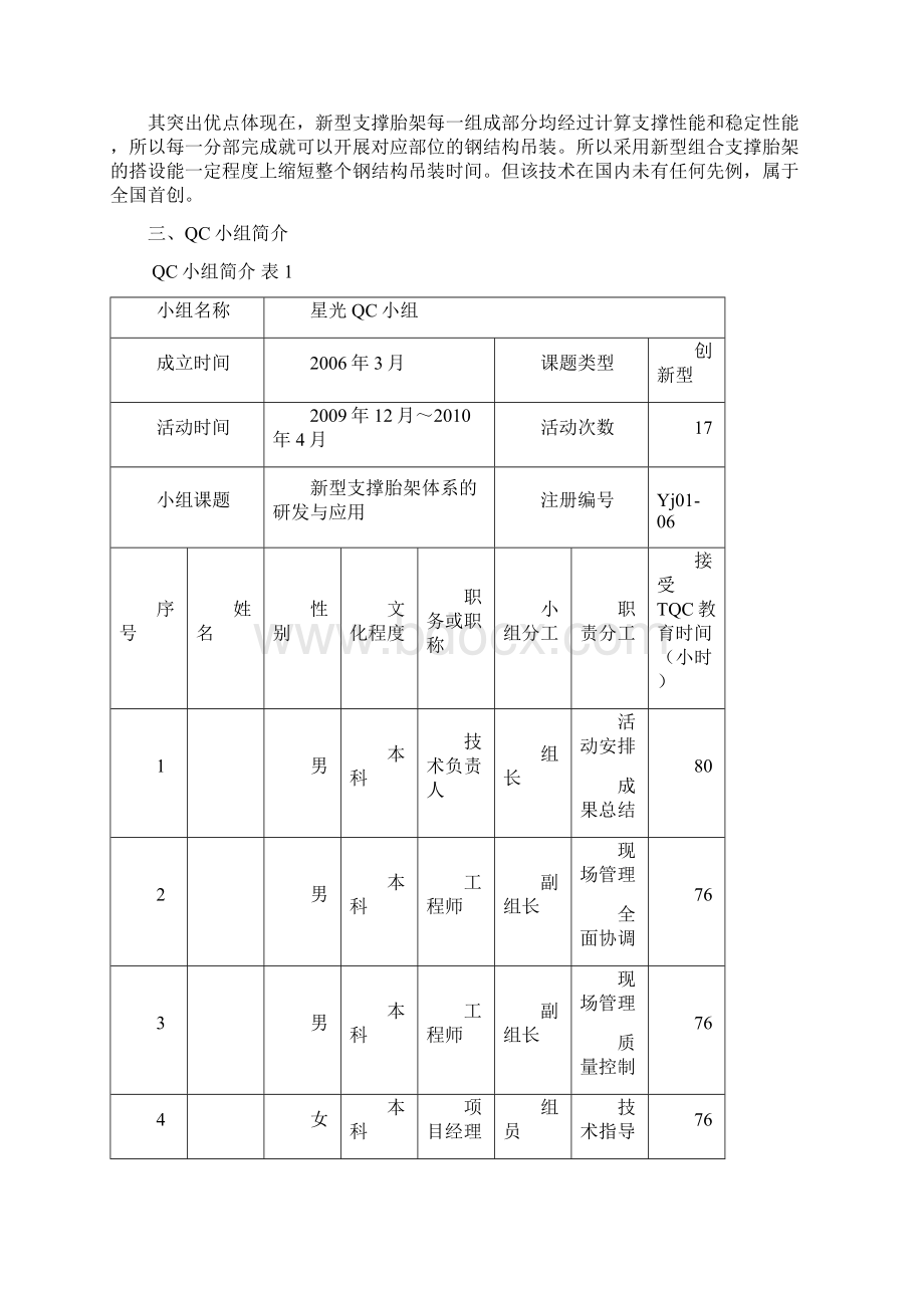 qc成果新型支撑胎架体系的研发与应用全国首创Word文件下载.docx_第3页