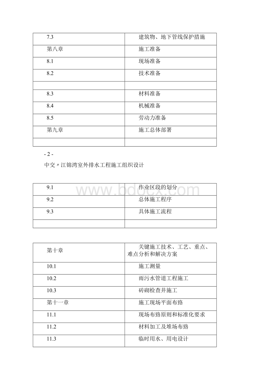 室外排水工程施工组织设计.docx_第3页