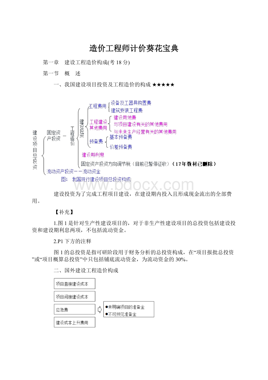 造价工程师计价葵花宝典.docx