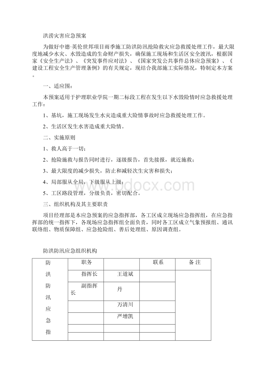 洪涝灾害应急预案.docx_第2页