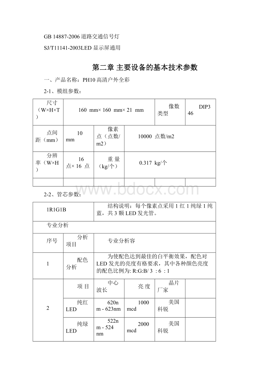 立交桥全彩LED警示屏方案Word格式文档下载.docx_第2页