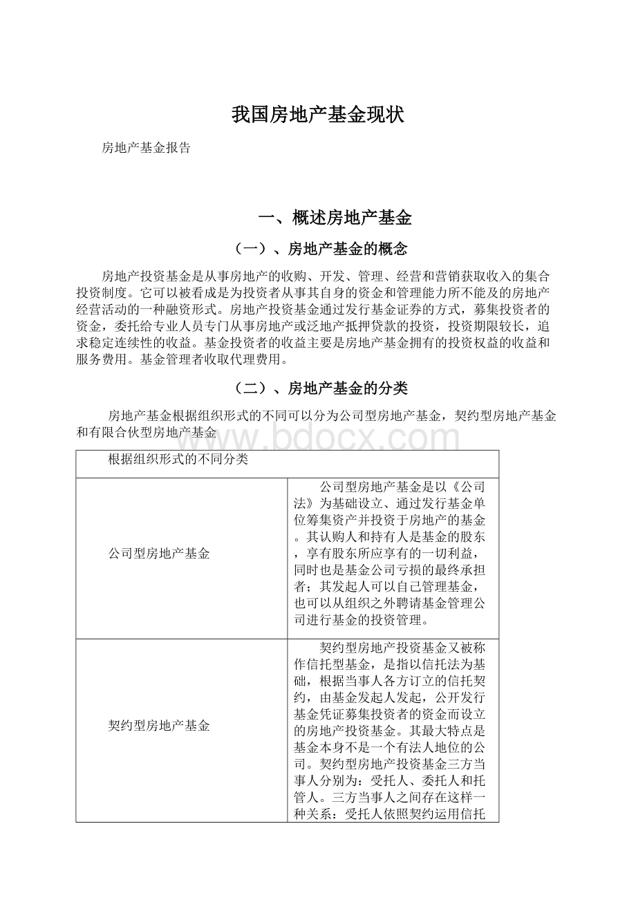 我国房地产基金现状文档格式.docx_第1页