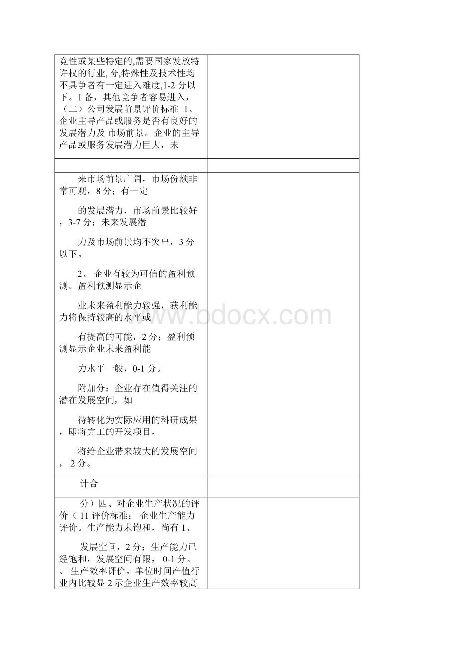 项目评估的量化评分标准Word格式文档下载.docx_第3页