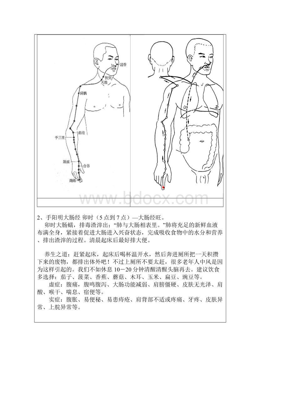 十二时辰和人体经络走向示意图.docx_第2页