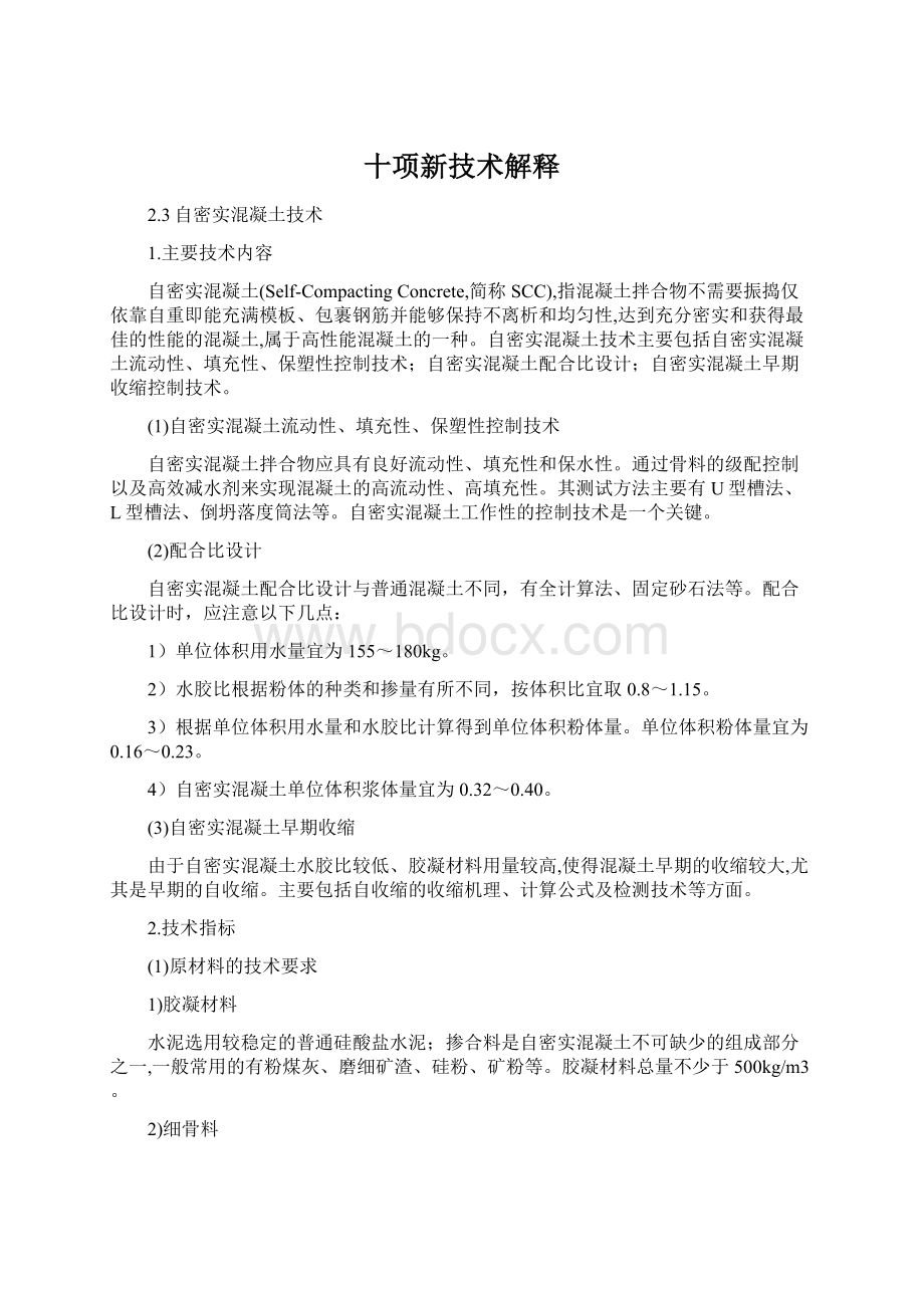 十项新技术解释Word格式文档下载.docx_第1页