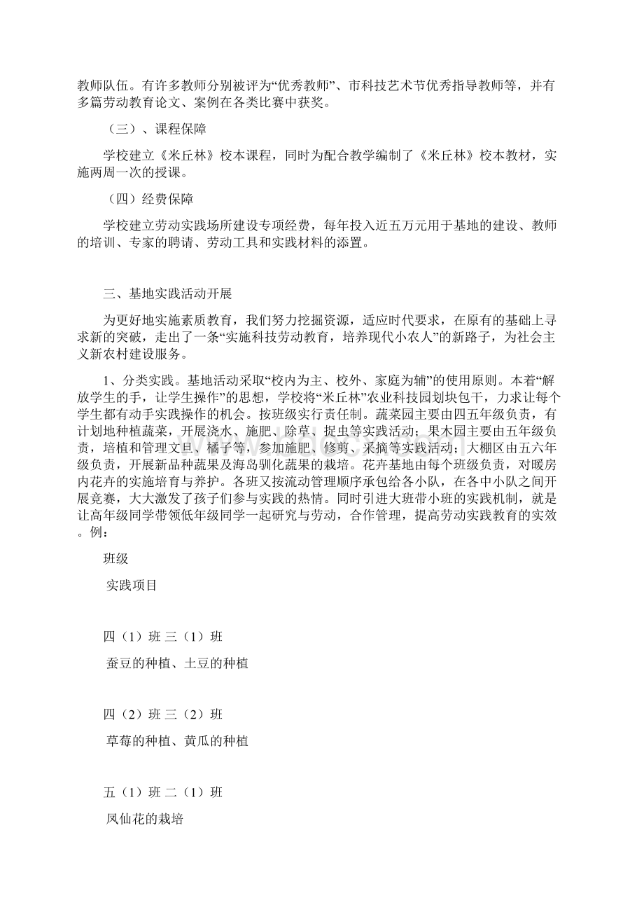 劳动实践汇报材料.docx_第3页