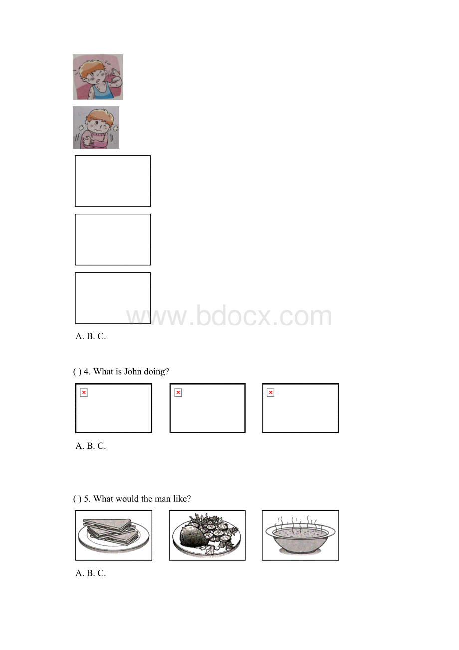 3套打包成都五年级下册英语期末单元检测试题解析版Word格式.docx_第3页