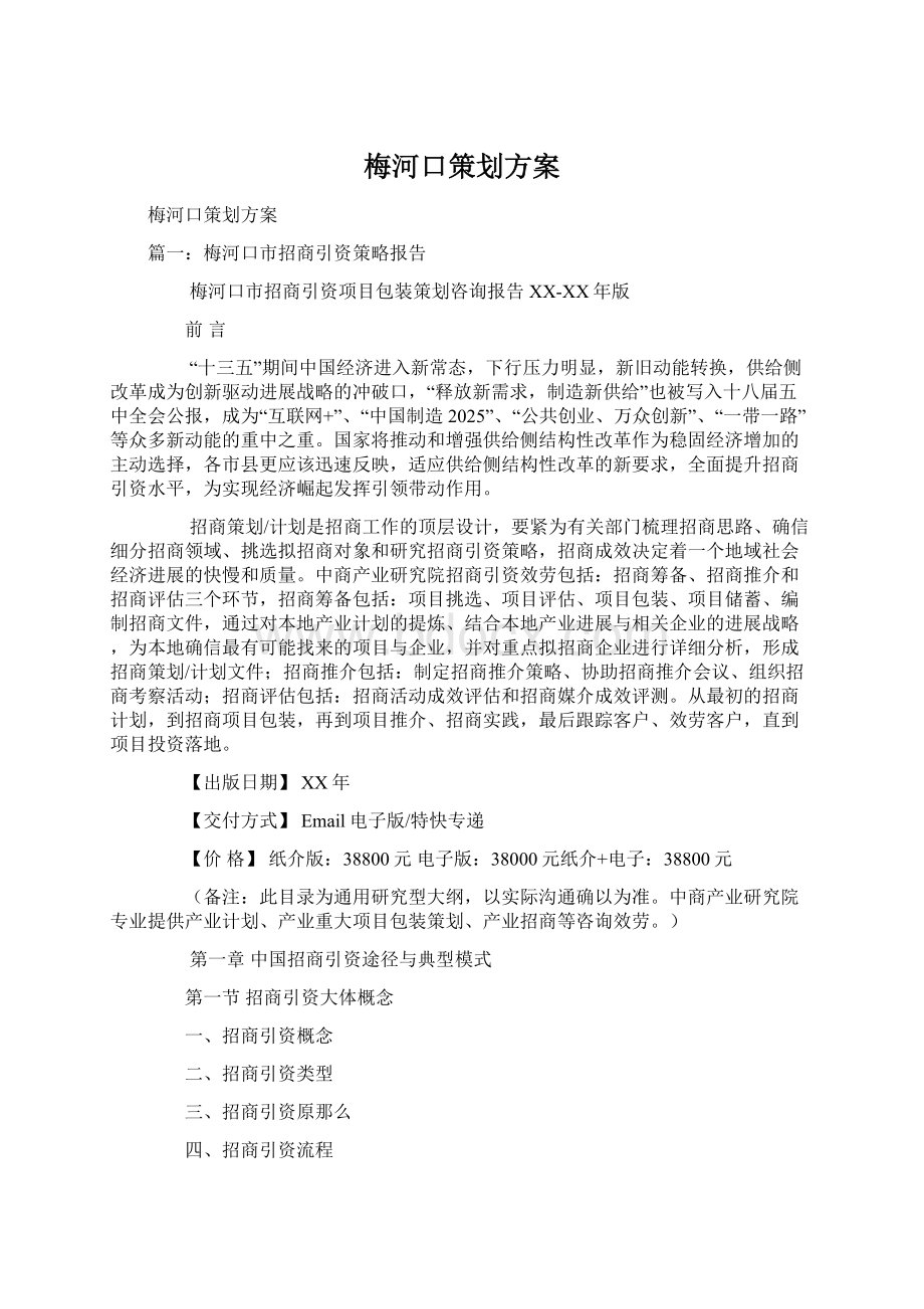 梅河口策划方案文档格式.docx