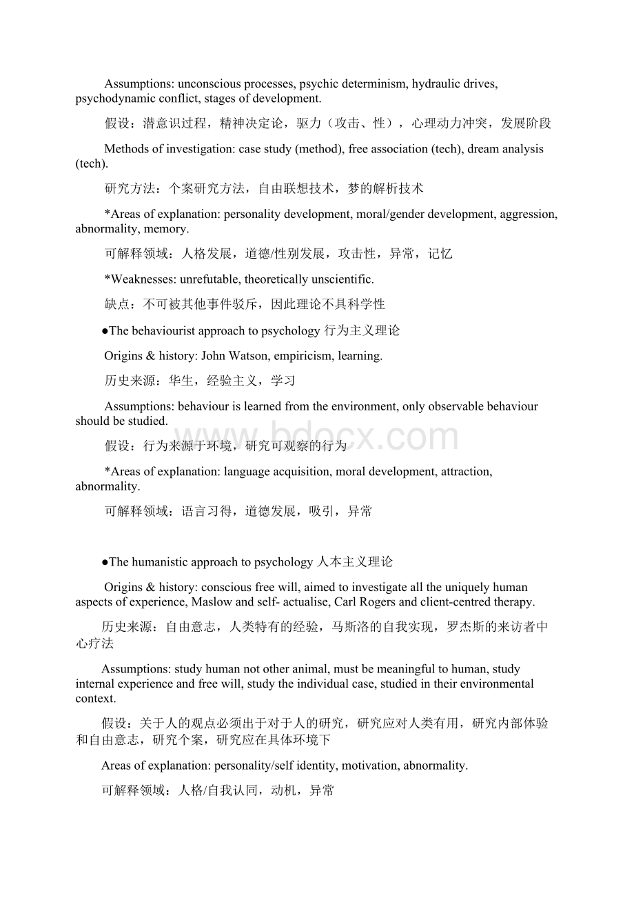 心理学专业英语总结完整Word下载.docx_第2页