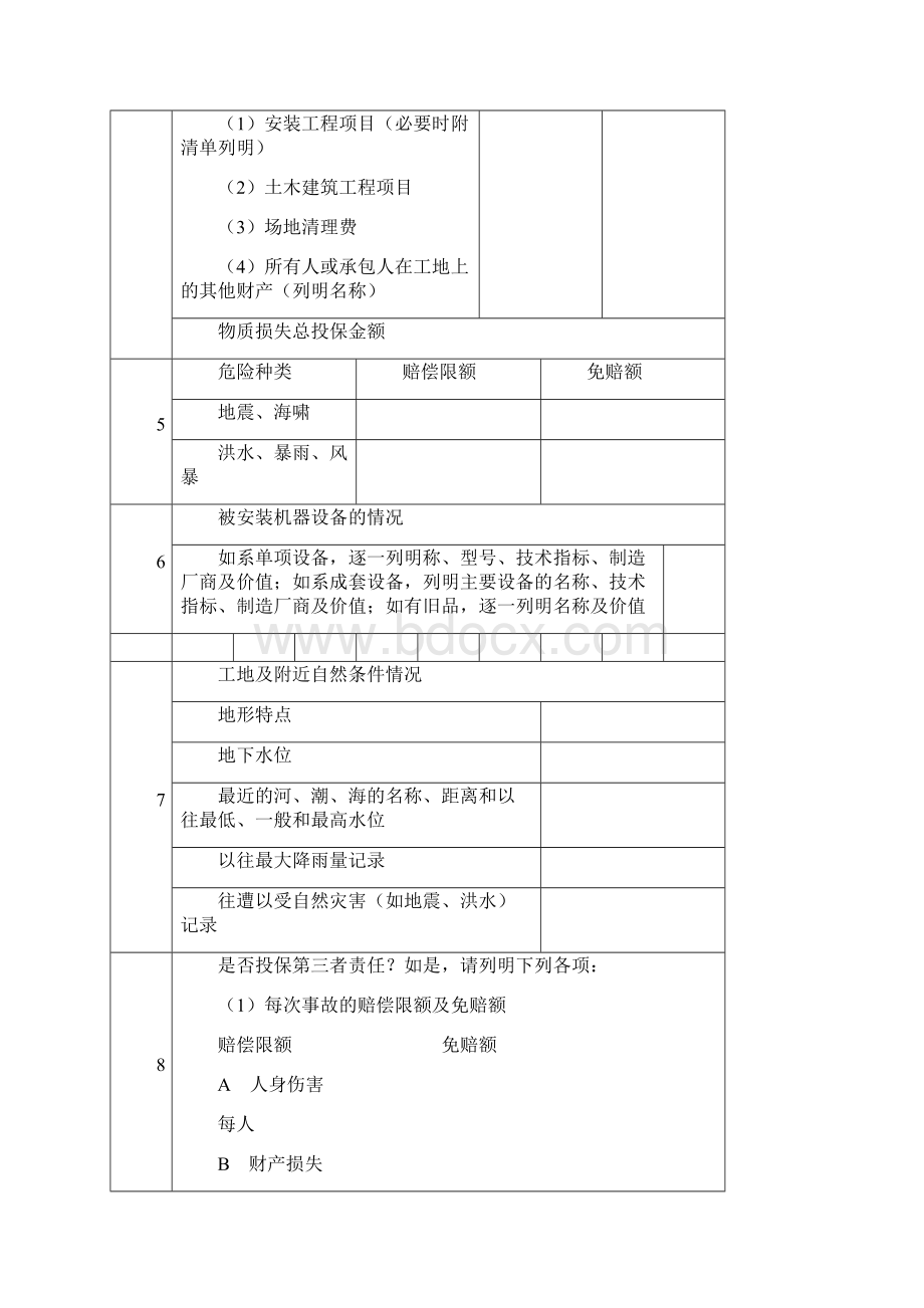 投保申请书安装工程文档格式.docx_第2页