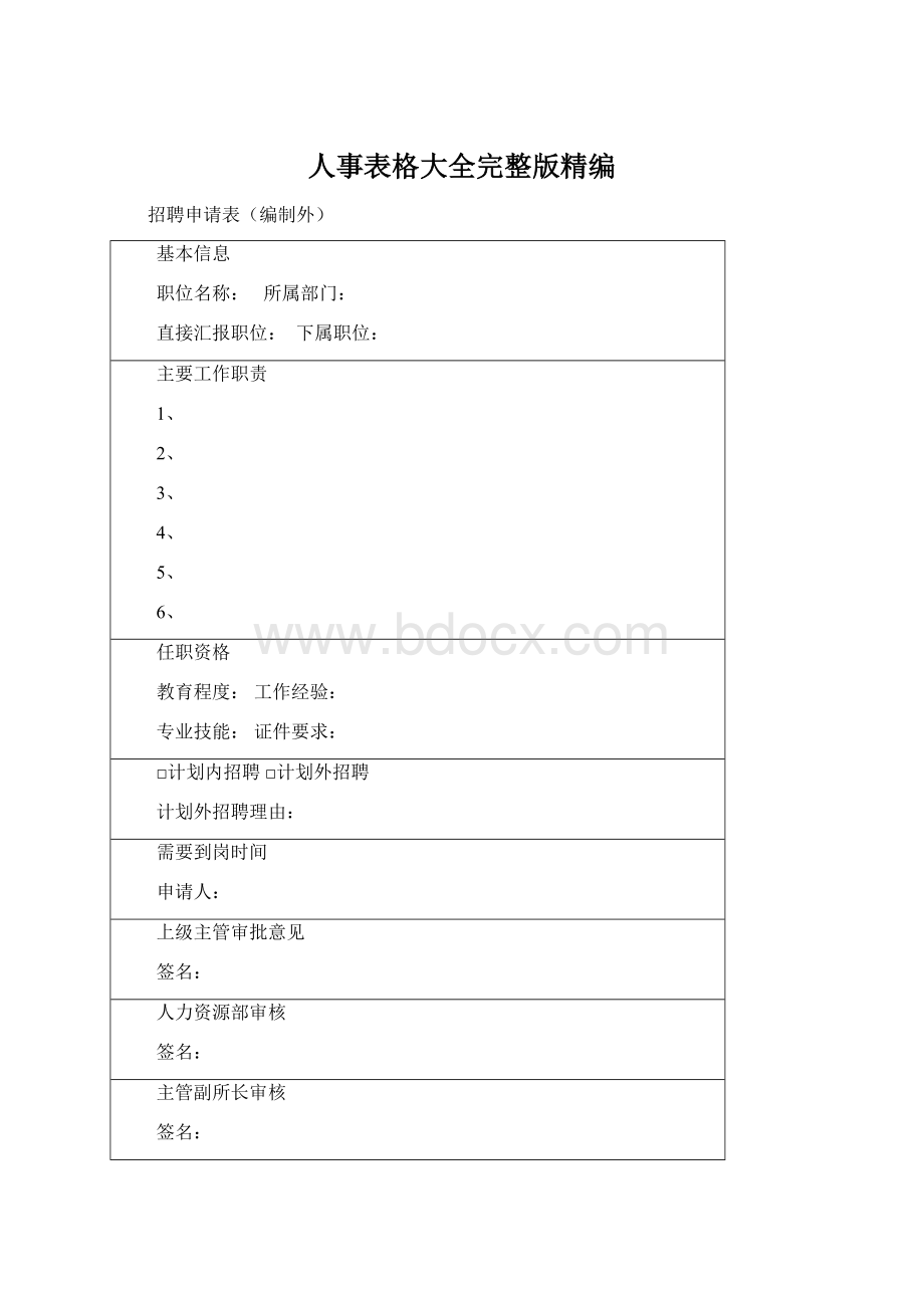 人事表格大全完整版精编.docx_第1页