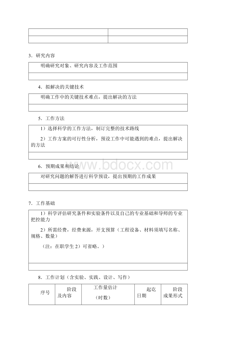 专业型硕士研究生学位论文选题报告及工作计划.docx_第3页